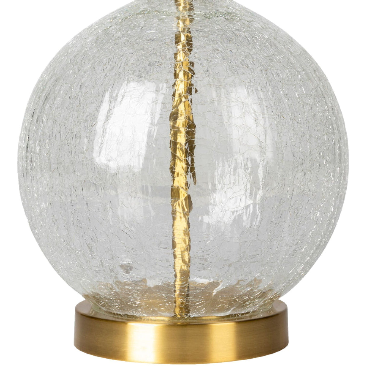 Modern European furniture - Crackle Clear Glass Table Lamp - www.oroa.com
