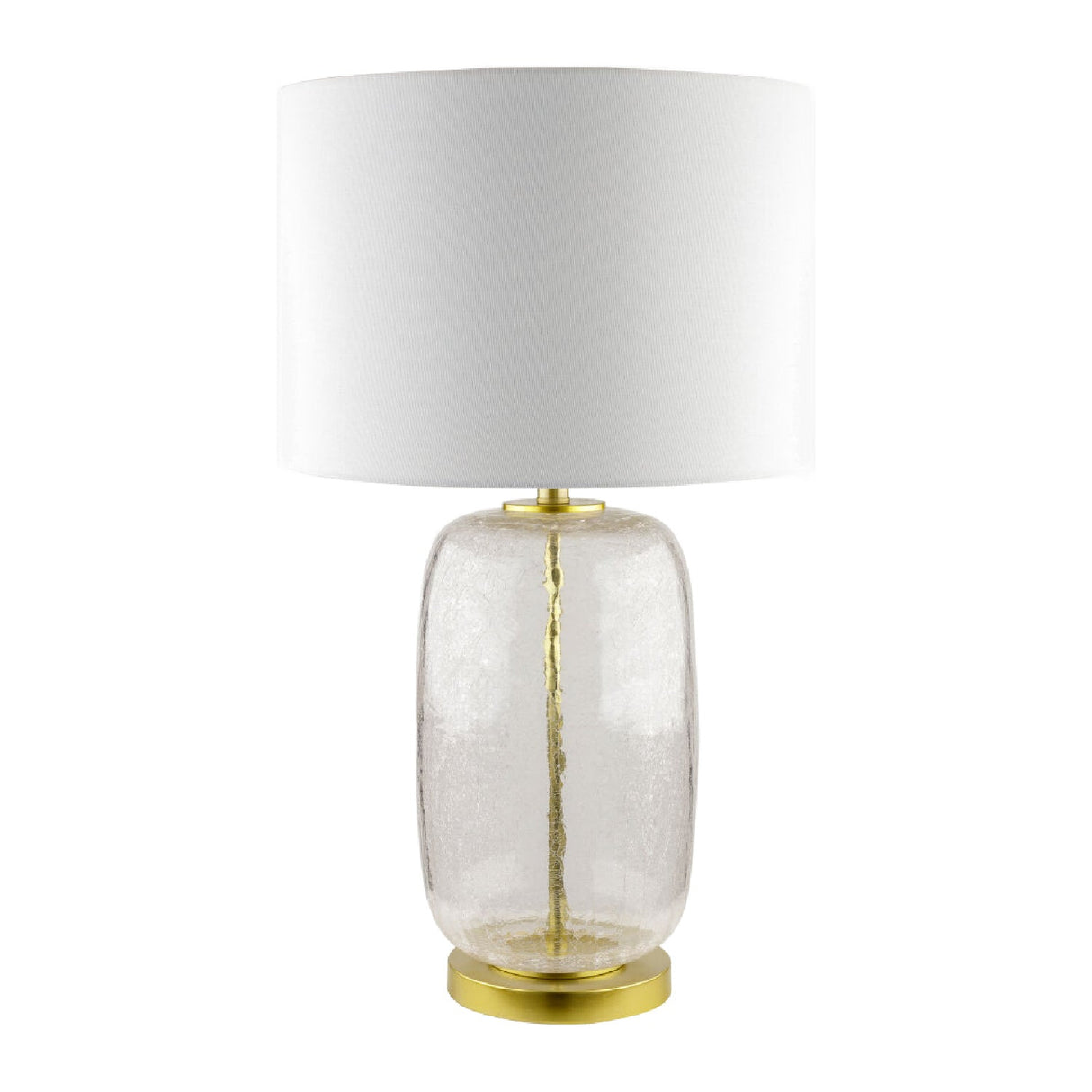 Modern European furniture - Clear Glass Accent Table Lamp - www.oroa.com