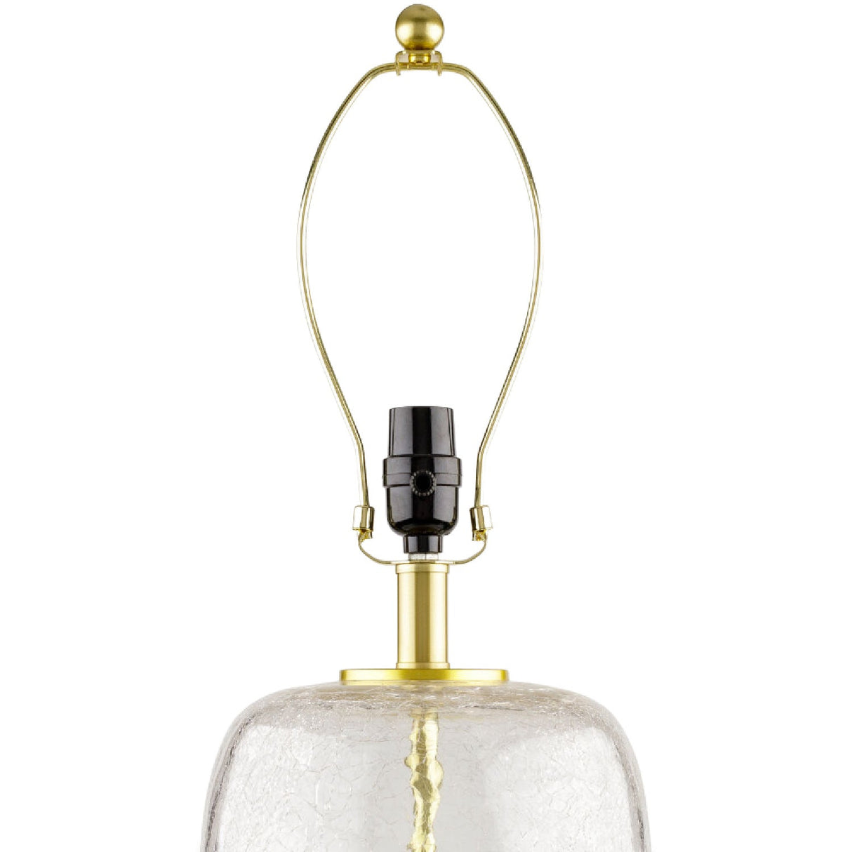 Modern European furniture - Clear Glass Accent Table Lamp - www.oroa.com