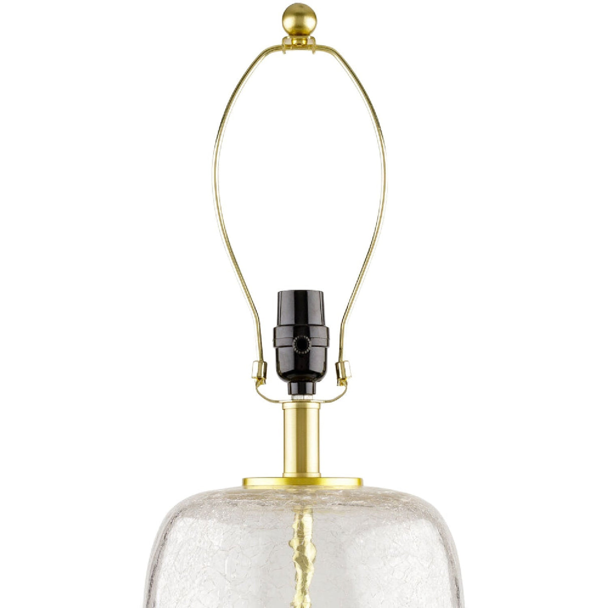 Modern European furniture - Clear Glass Accent Table Lamp - www.oroa.com