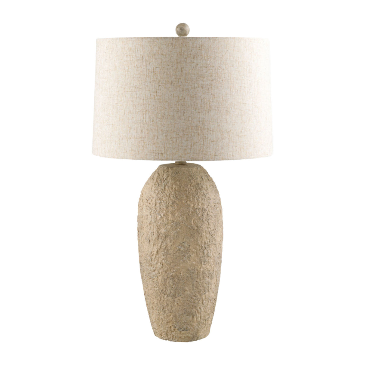 Modern European furniture - White Textured Ceramic Table Lamp - www.oroa.com