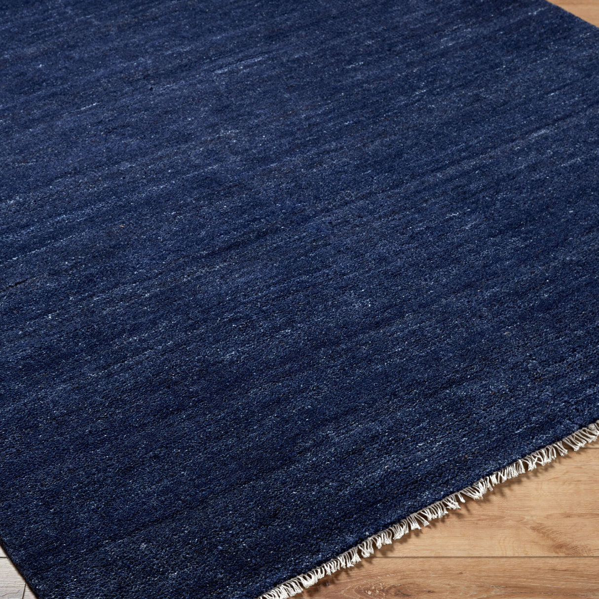 Modern European furniture - Blue Wool Fringed Table Runner - www.oroa.com