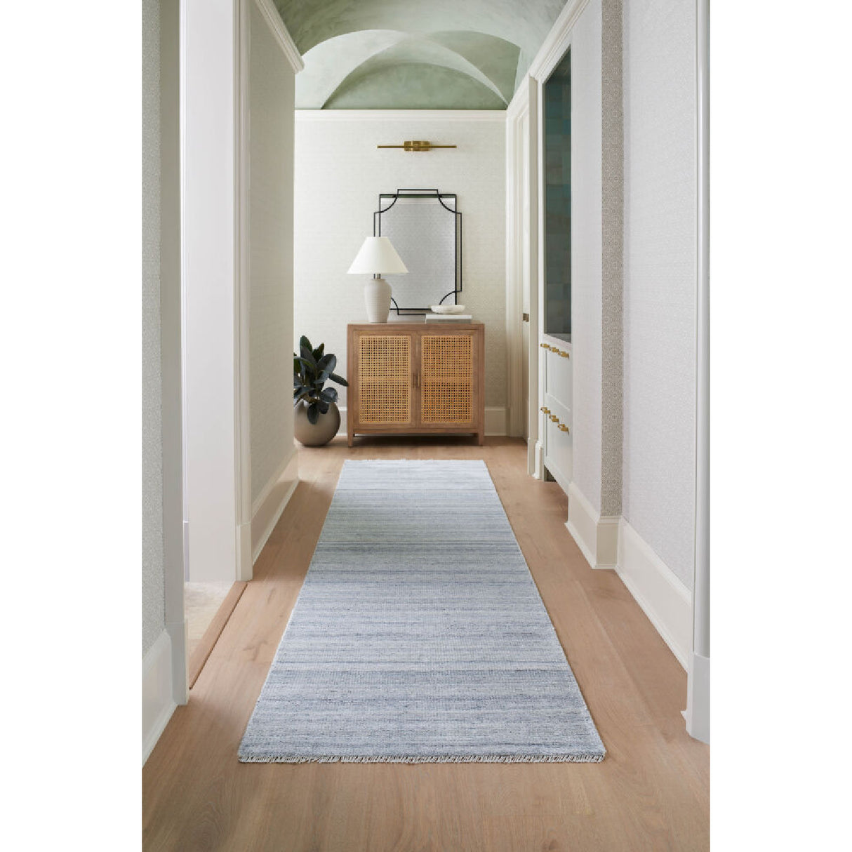 Modern European furniture - Hand-Knotted Wool Table Runner - www.oroa.com