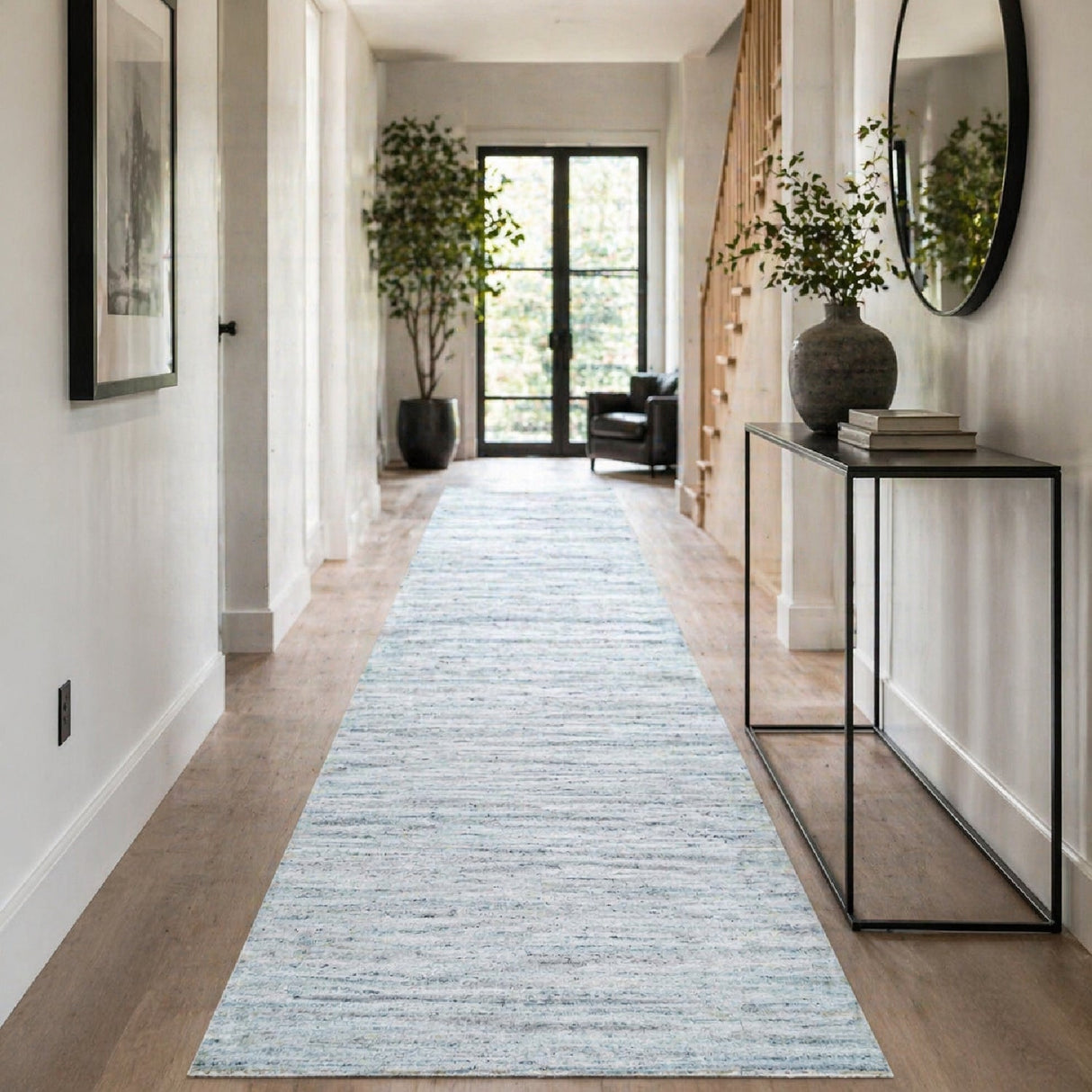 Modern European furniture - Hand-Knotted Wool Table Runner - www.oroa.com