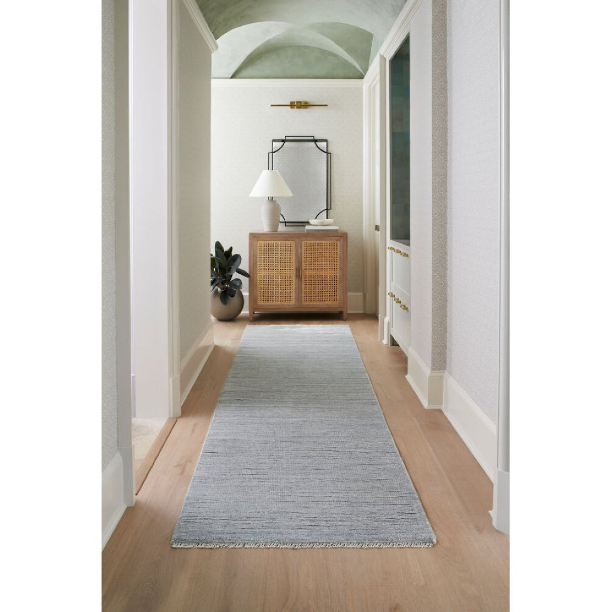 Modern European furniture - Hand-Knotted Wool Table Runner - www.oroa.com