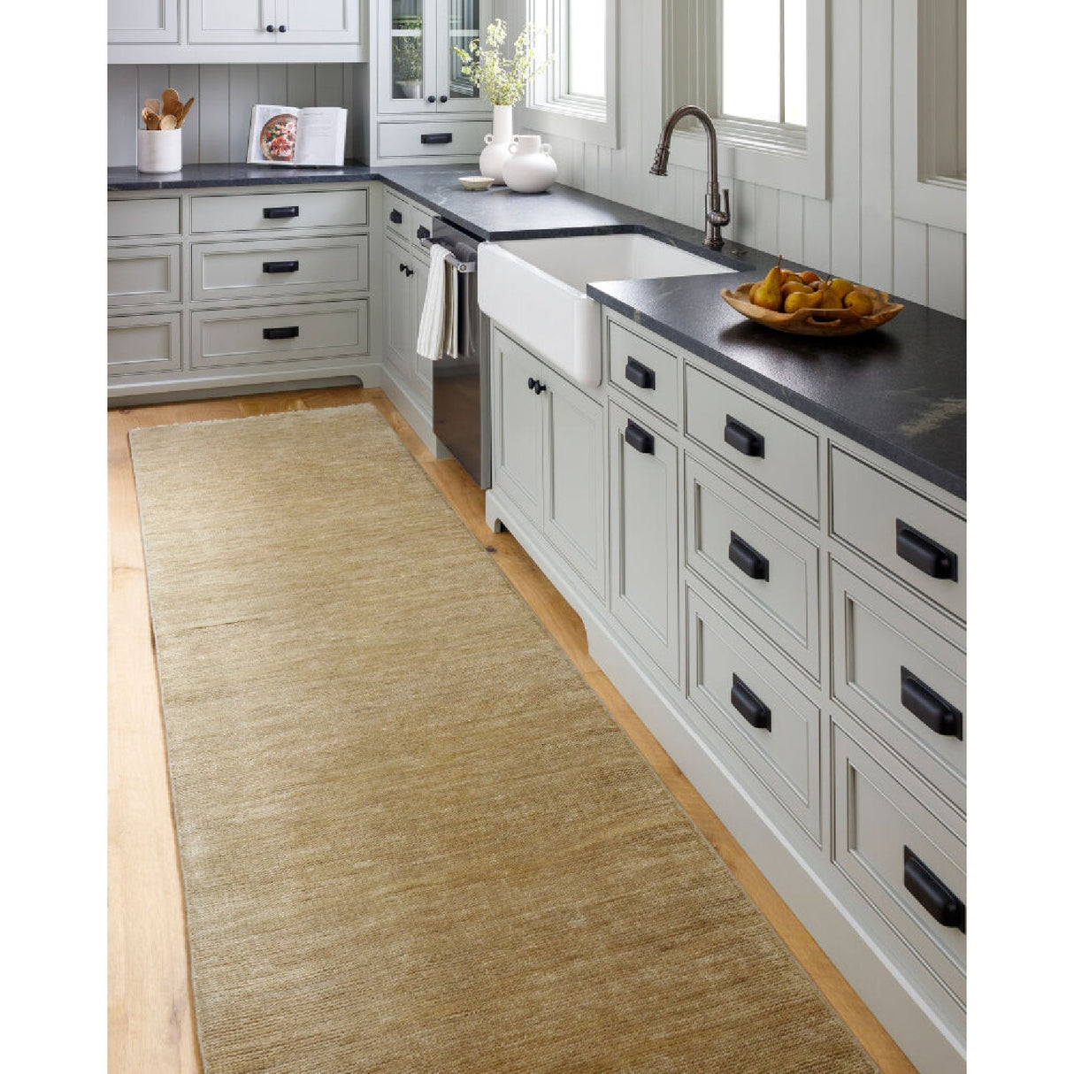 Modern European furniture - Hand-Knotted Wool Table Runner - www.oroa.com