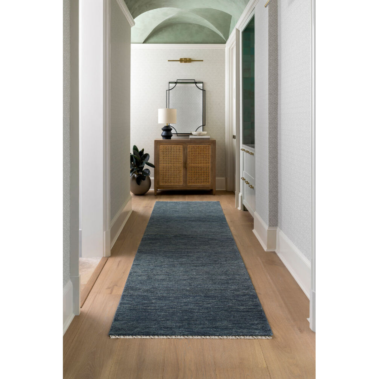 Modern European furniture - Hand-Knotted Wool Table Runner - www.oroa.com