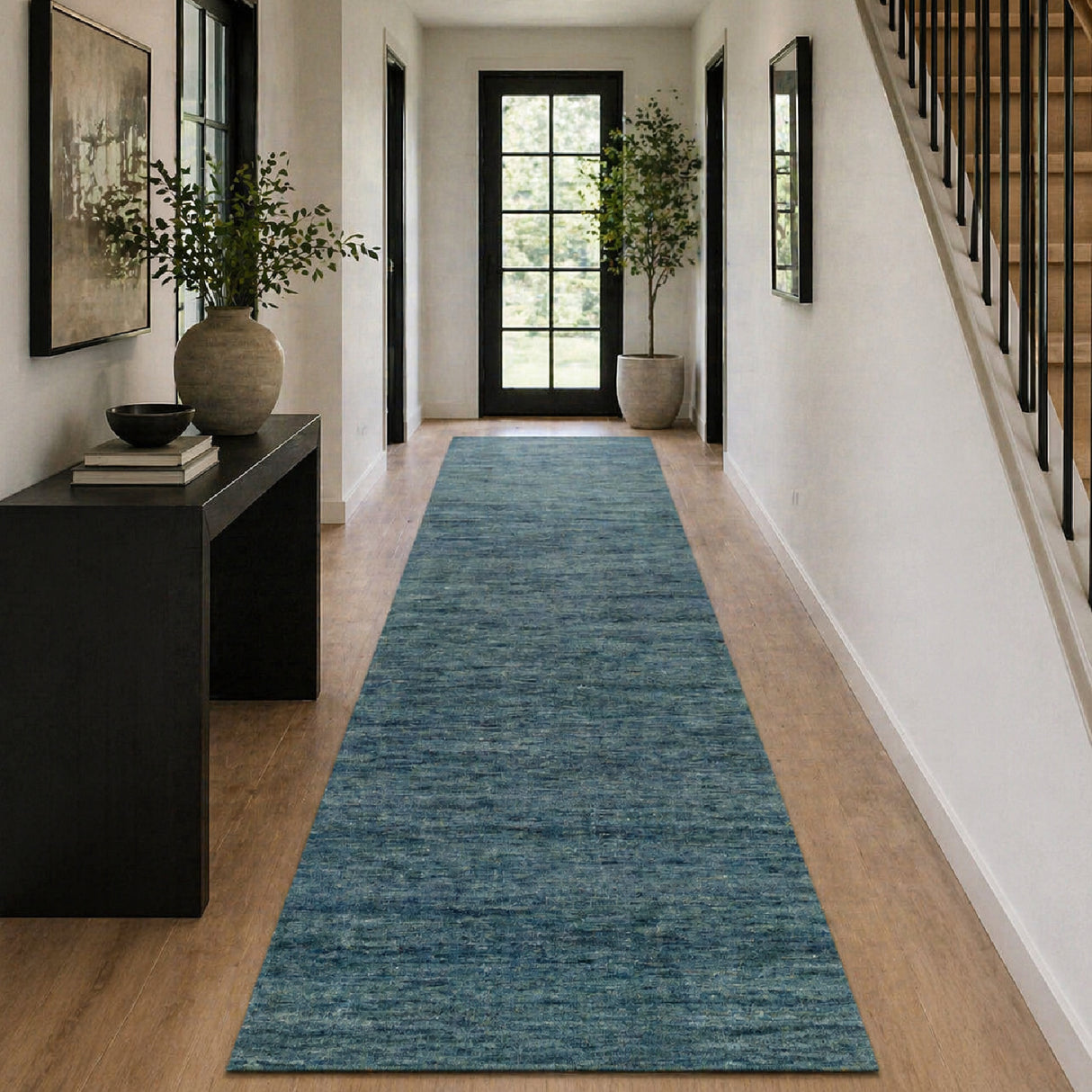 Modern European furniture - Hand-Knotted Wool Table Runner - www.oroa.com