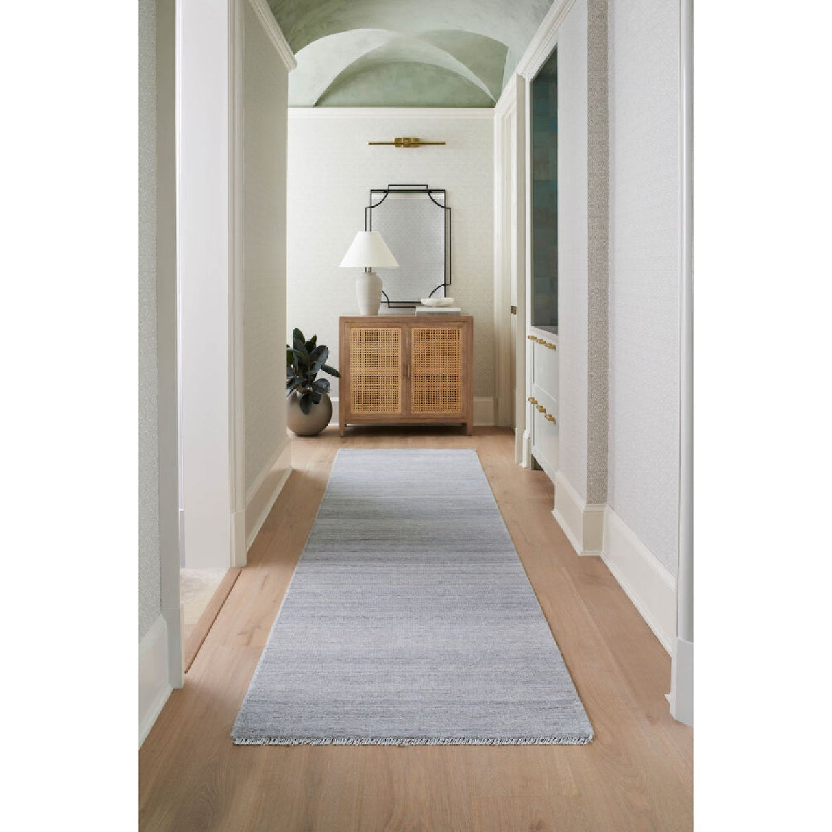 Modern European furniture - Hand-Knotted Wool Table Runner - www.oroa.com