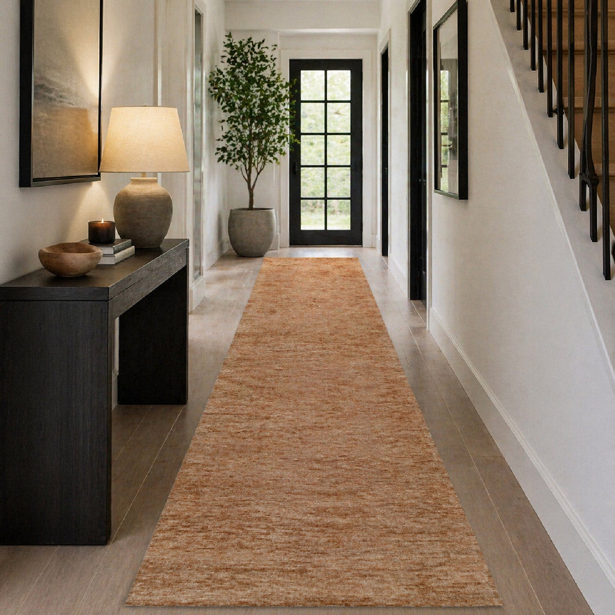 Modern European furniture - Hand-Knotted Wool Table Runner - www.oroa.com