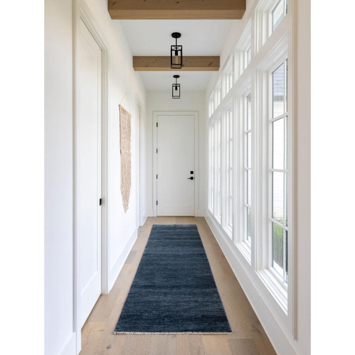 Modern European furniture - Hand-Knotted Wool Table Runner - www.oroa.com