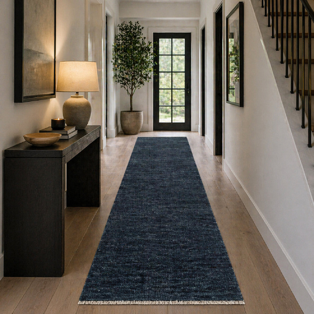 Modern European furniture - Hand-Knotted Wool Table Runner - www.oroa.com | Oroa.com