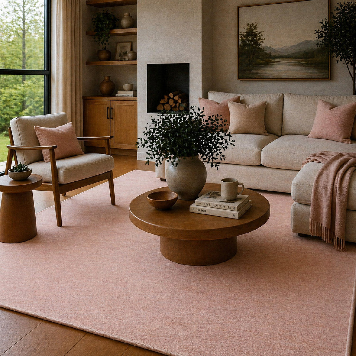 Modern European furniture - Hand-Knotted Wool Fringed Carpet - www.oroa.com
