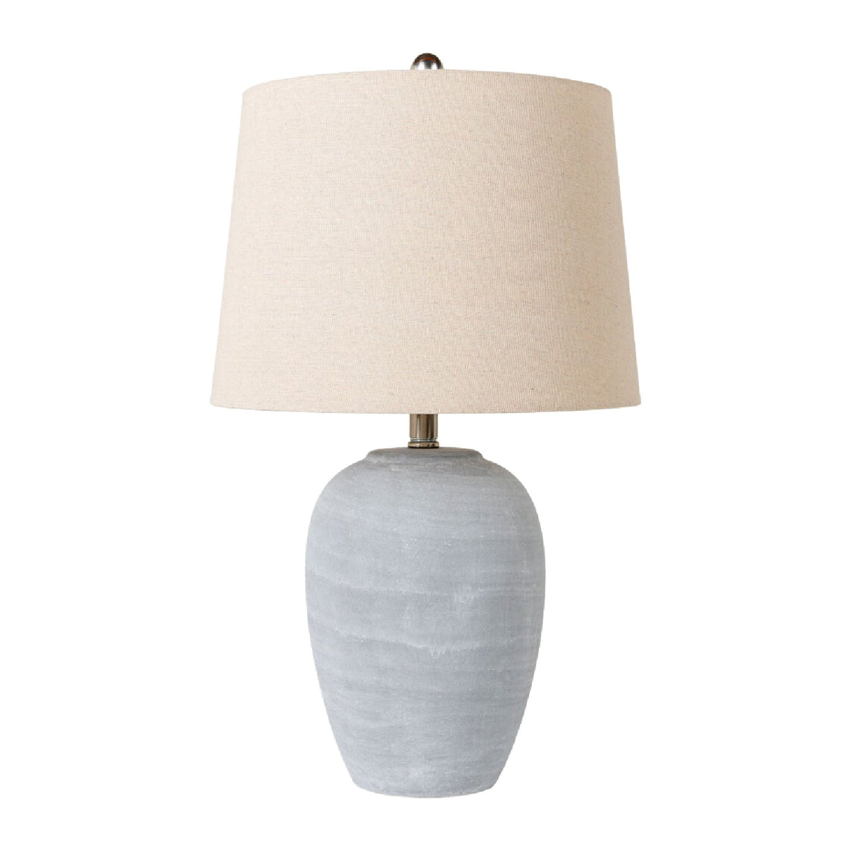 Modern European furniture - Antiqued Gray Ceramic Table Lamp - www.oroa.com