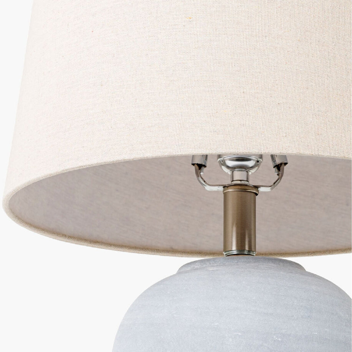 Modern European furniture - Antiqued Gray Ceramic Table Lamp - www.oroa.com