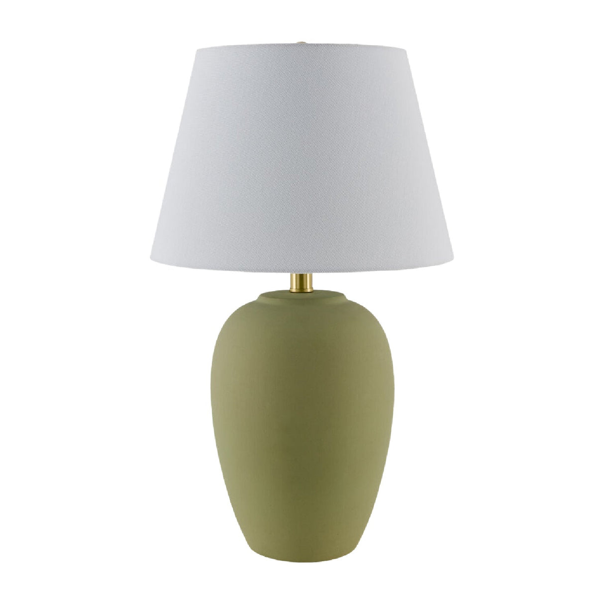 Modern European furniture - Hand-painted Green Ceramic Table Lamp - www.oroa.com
