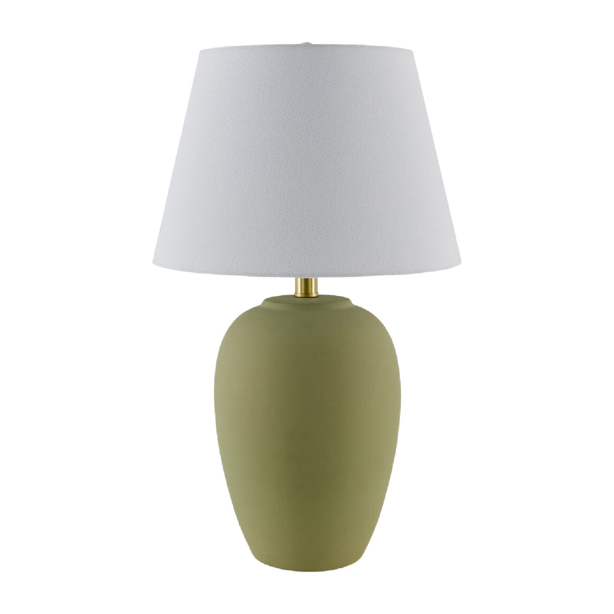 Modern European furniture - Hand-painted Green Ceramic Table Lamp - www.oroa.com