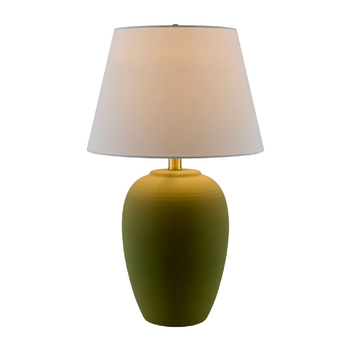 Modern European furniture - Hand-painted Green Ceramic Table Lamp - www.oroa.com