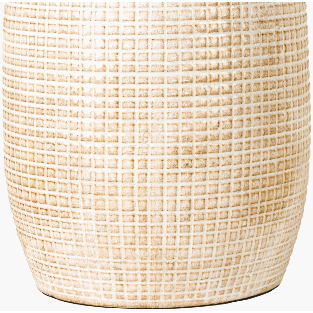 Modern European furniture - Beige Linen Ceramic Table Lamp - www.oroa.com