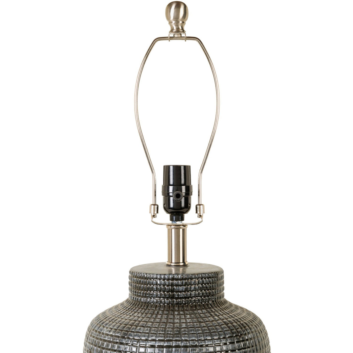 Modern European furniture - Beige Linen Ceramic Table Lamp - www.oroa.com