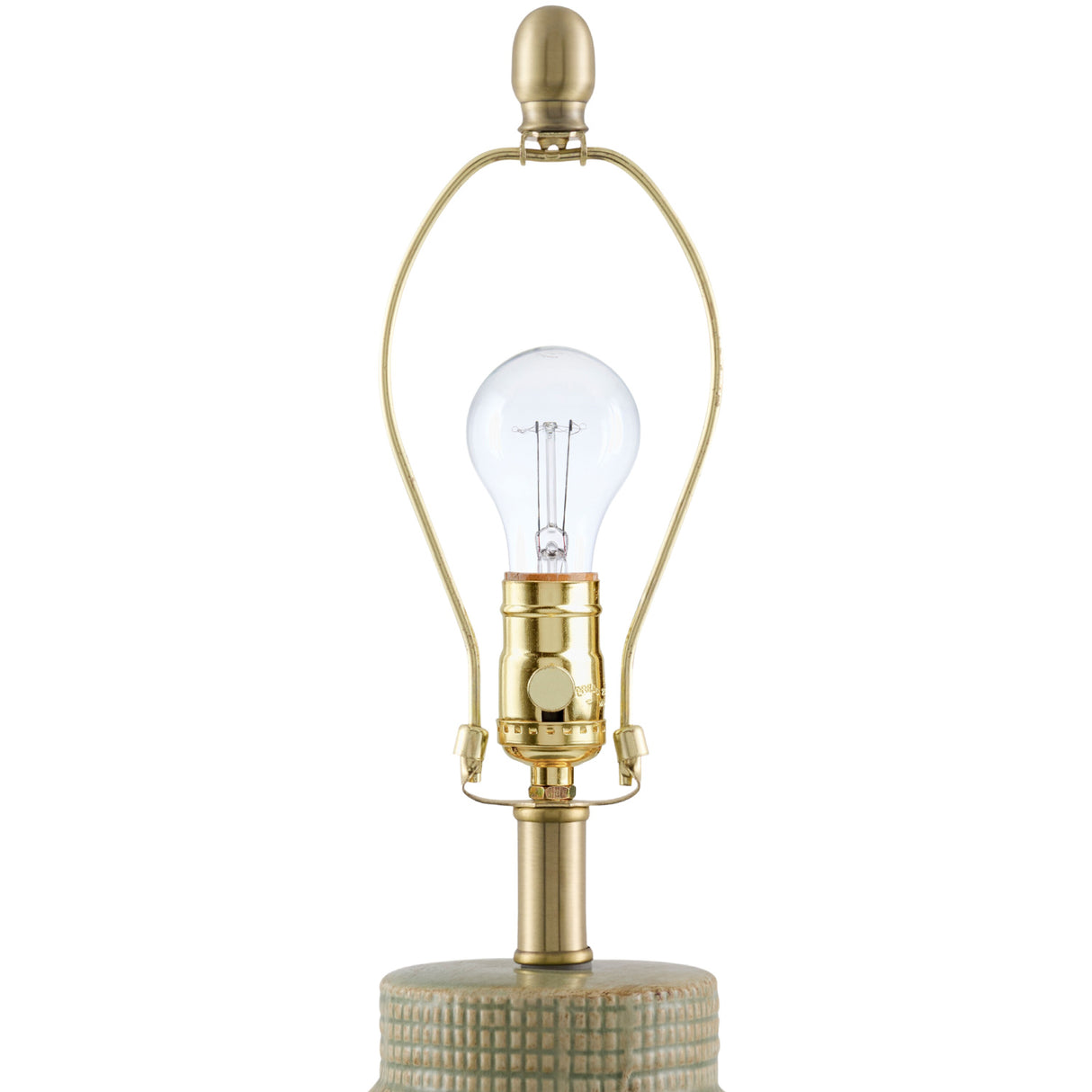 White Linen Ceramic Table Lamp | Oroa.com