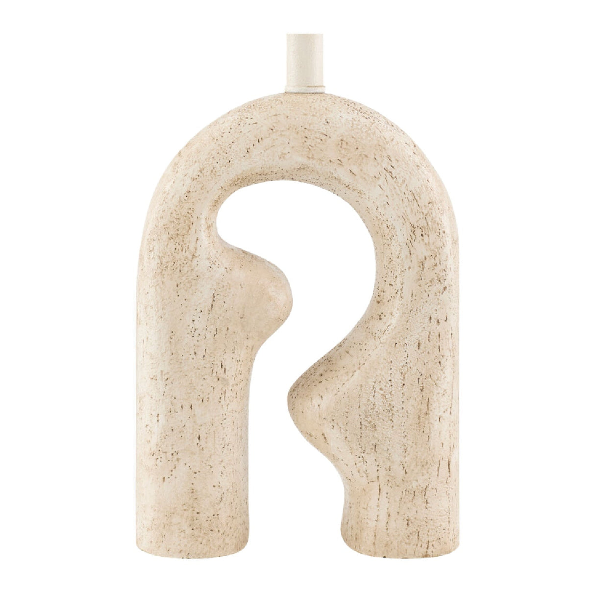 Modern European furniture - Wavy Carved Base Table Lamp - www.oroa.com