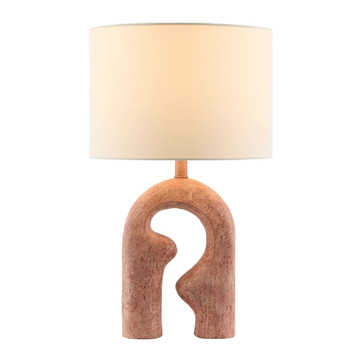 Modern European furniture - Wavy Carved Base Table Lamp - www.oroa.com