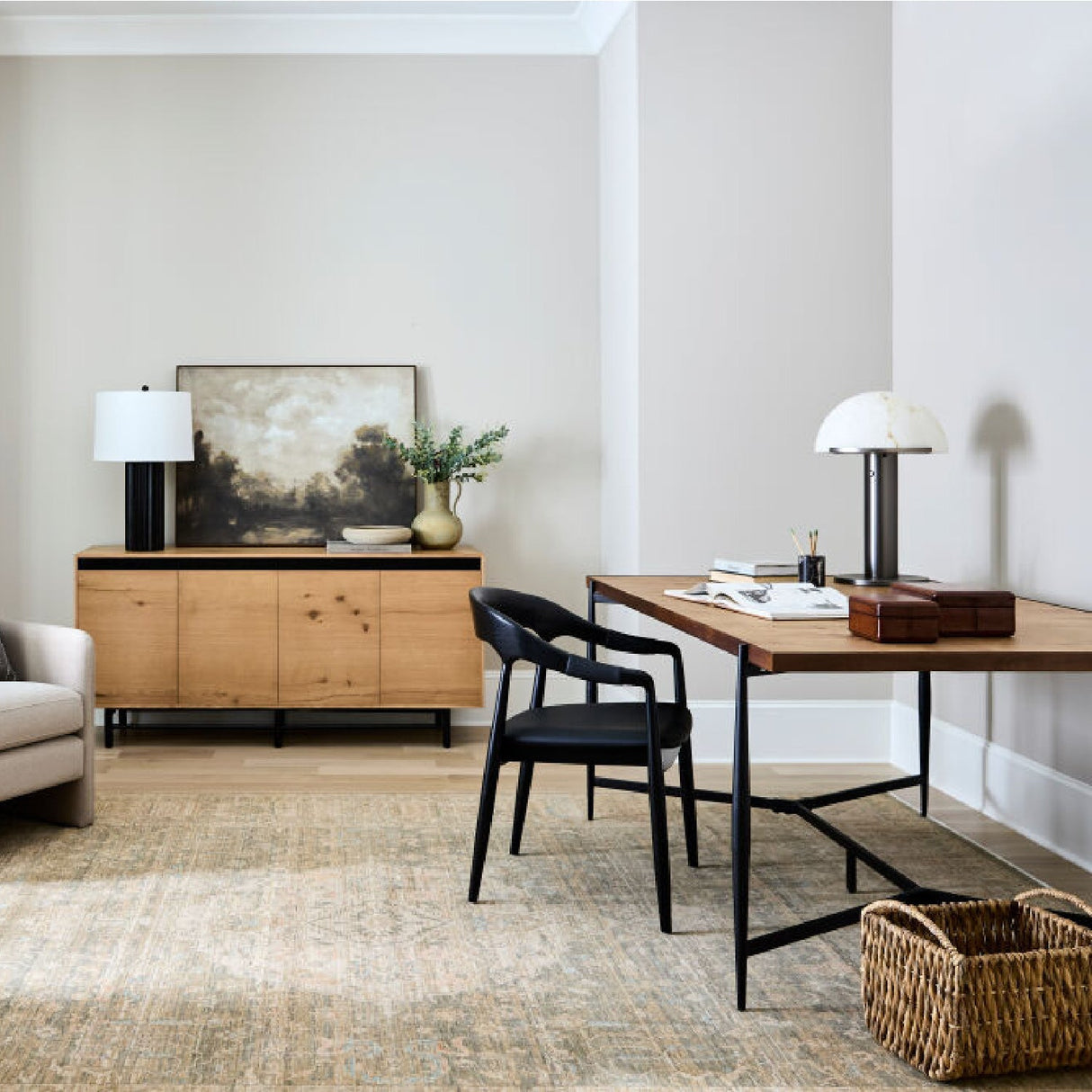 Modern European furniture - Dome Shade Table Lamp - www.oroa.com