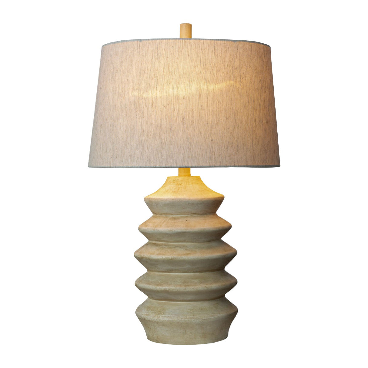 Modern European furniture - Painted Cream Accent Table Lamp - www.oroa.com