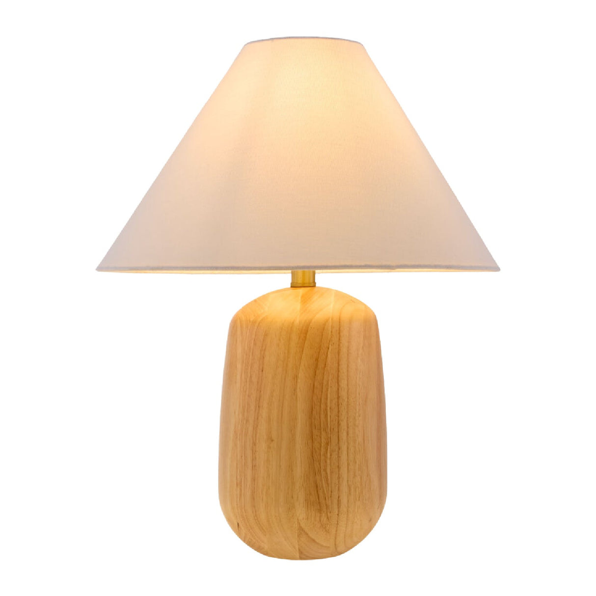 Modern European furniture - Beige Wood Veneer Table Lamp - www.oroa.com