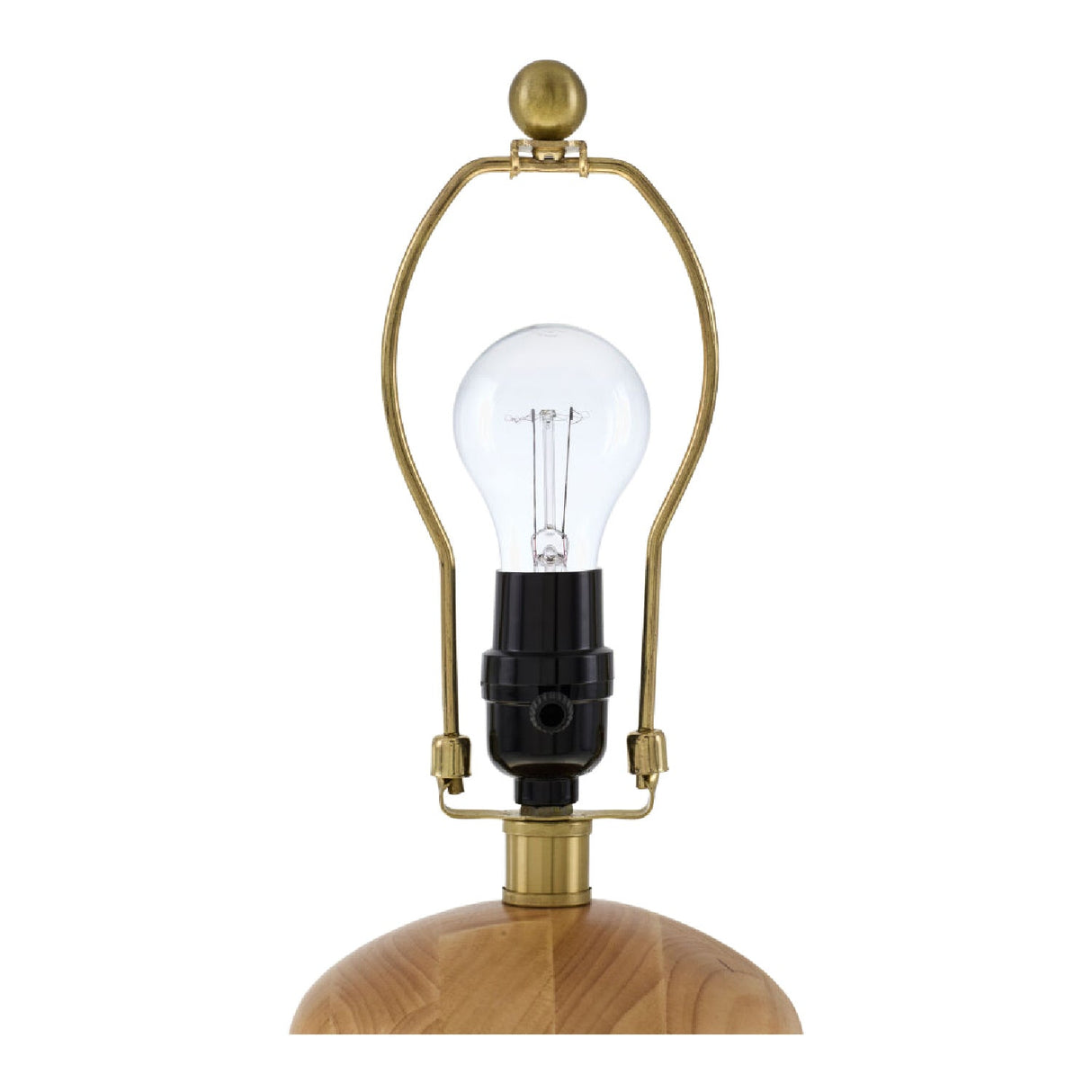 Modern European furniture - Beige Wood Veneer Table Lamp - www.oroa.com