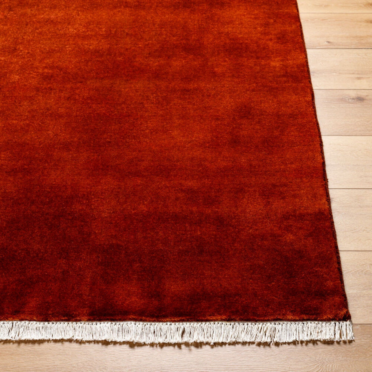 Modern European furniture - Hand-Loomed Wool Fringe Square Carpet - www.oroa.com