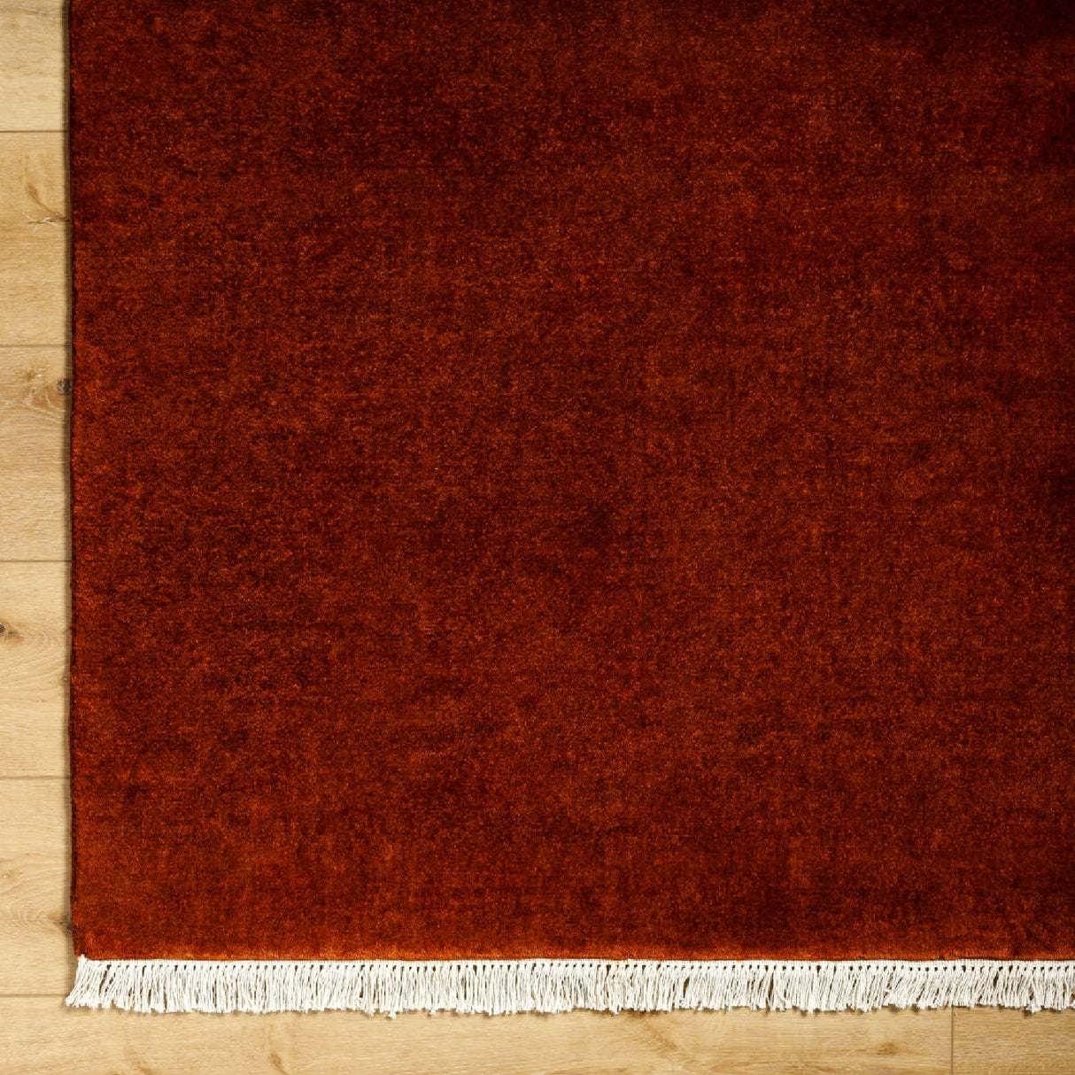 Modern European furniture - Hand-Loomed Wool Fringe Square Carpet - www.oroa.com