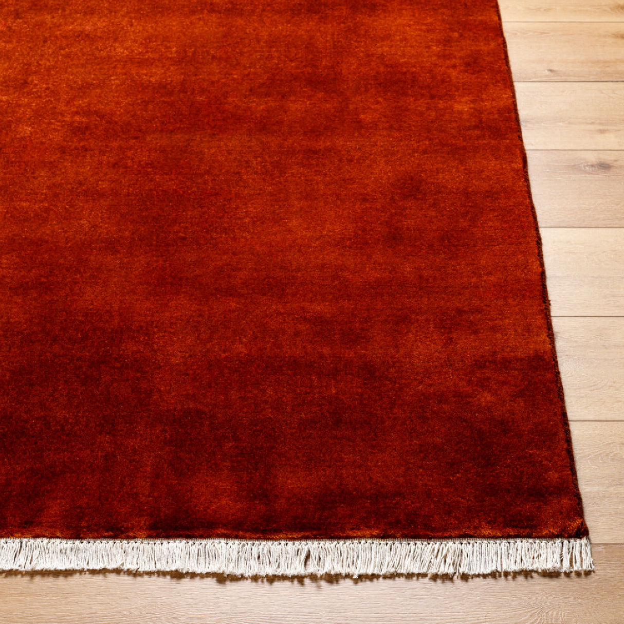 Modern European furniture - Hand-Loomed Wool Fringe Square Carpet - www.oroa.com