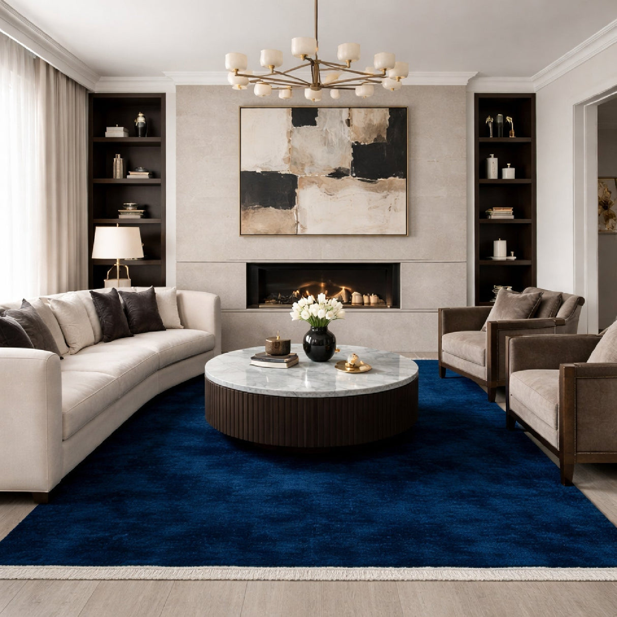 Modern furniture - Hand-Loomed Wool Fringe Carpet - www.oroa.com