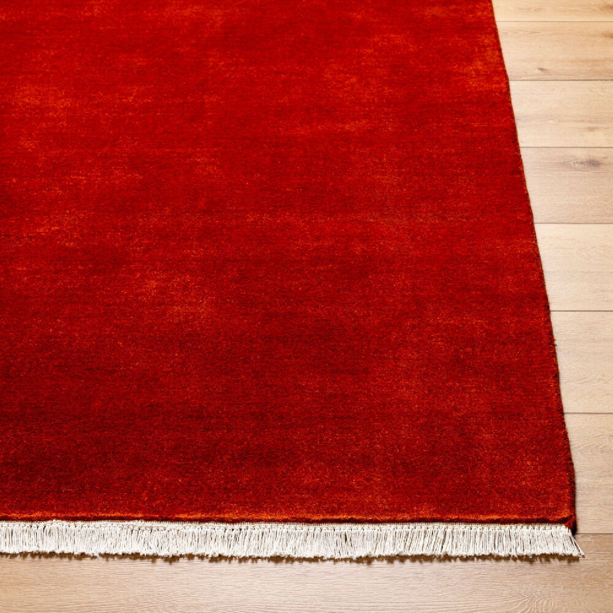 Modern European furniture - Hand-Loomed Wool Fringe Square Carpet - www.oroa.com