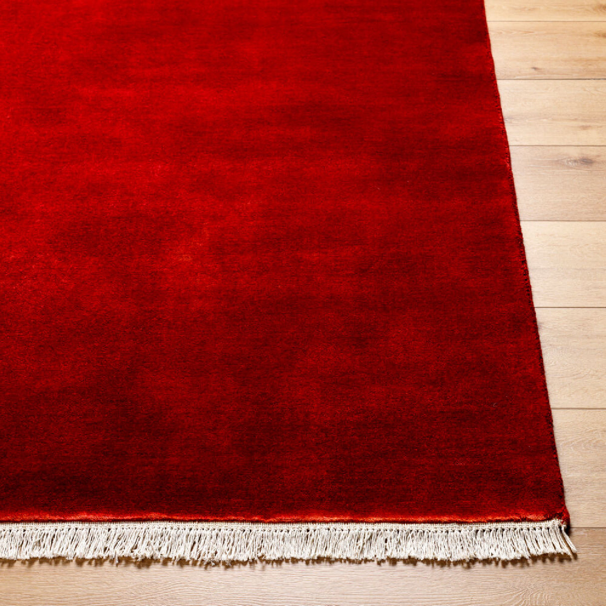 Modern European furniture - Hand-Loomed Wool Fringe Square Carpet - www.oroa.com