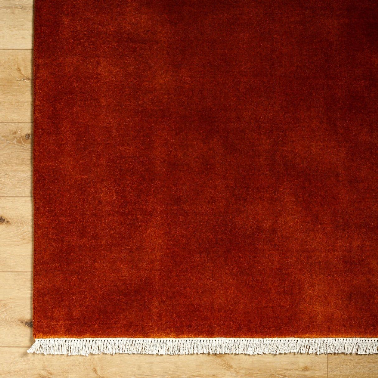Modern European furniture - Hand-Loomed Wool Fringe Square Carpet - www.oroa.com
