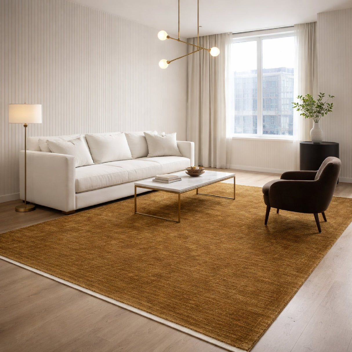Modern furniture - Hand-Loomed Wool Fringe Carpet - www.oroa.com