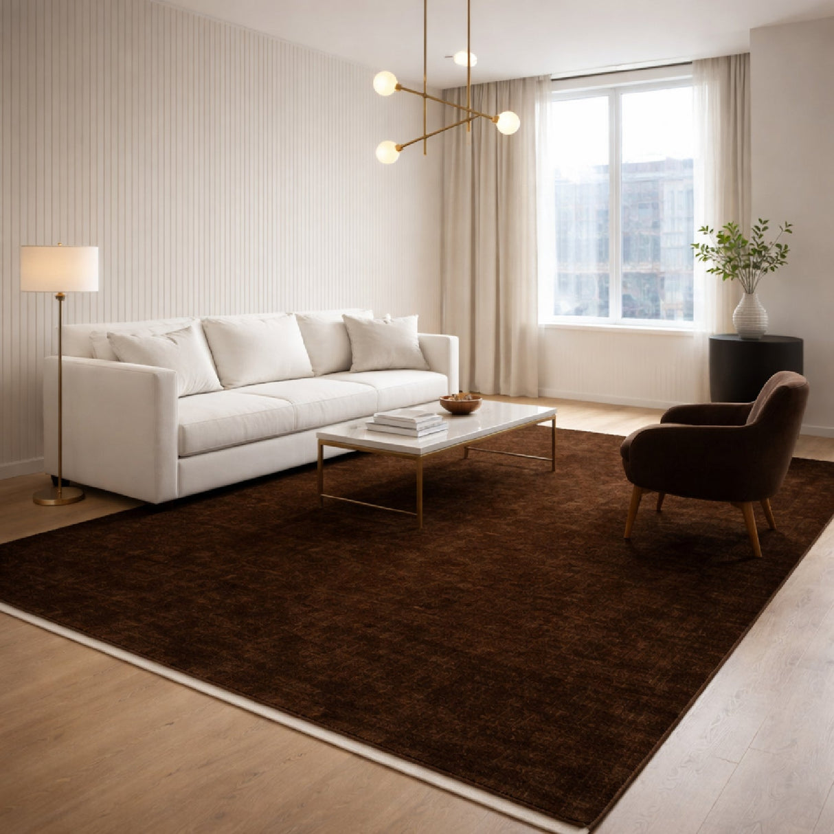 Modern furniture - Hand-Loomed Wool Fringe Carpet - www.oroa.com
