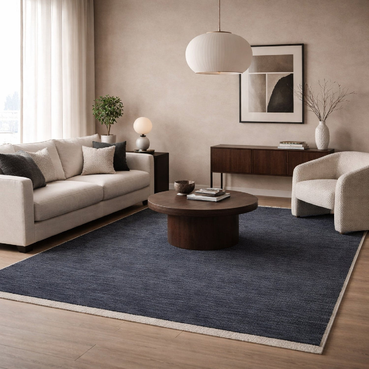 Modern furniture - Hand-Loomed Wool Fringe Carpet - www.oroa.com