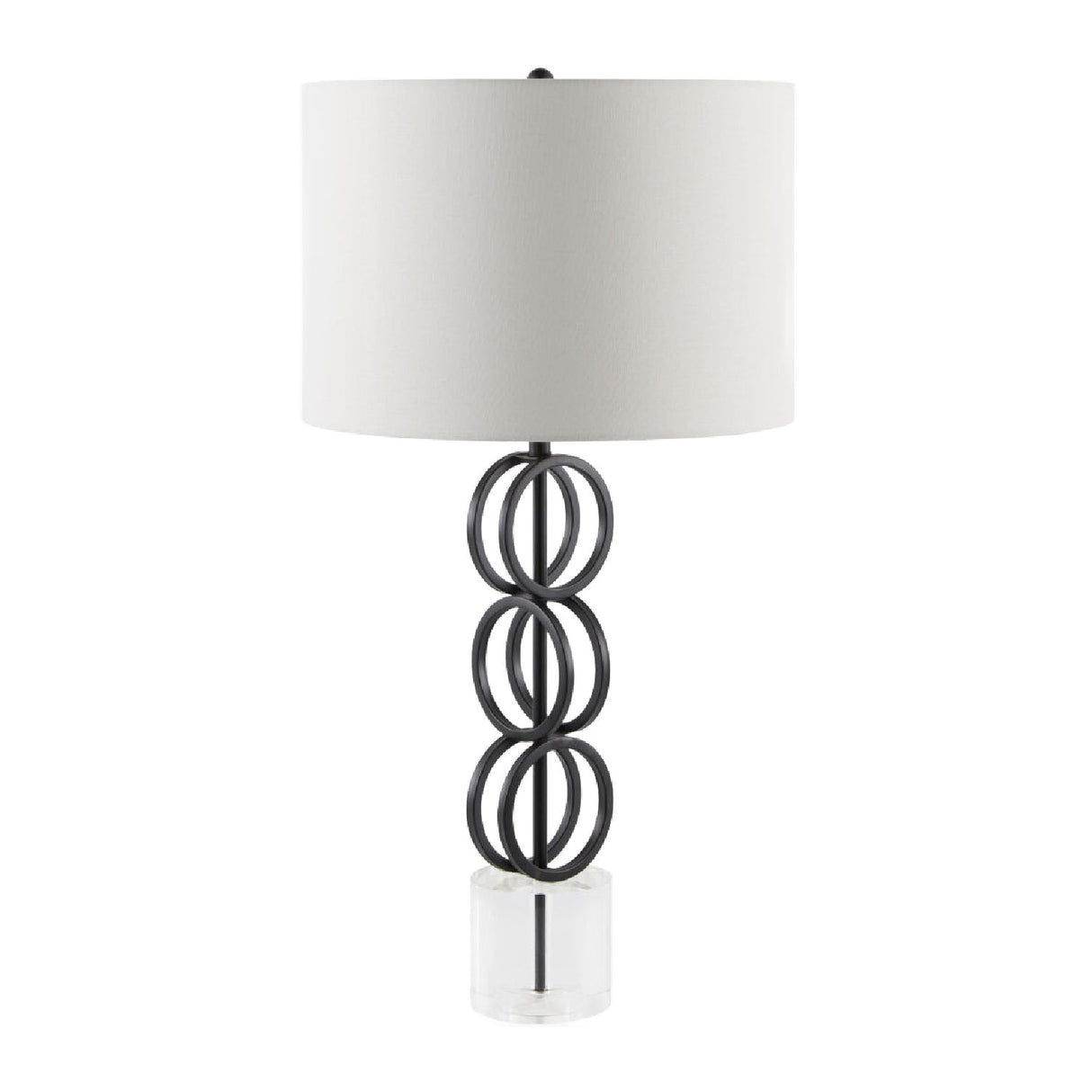 Modern European furniture - Metal Rings Accent Table Lamp - www.oroa.com
