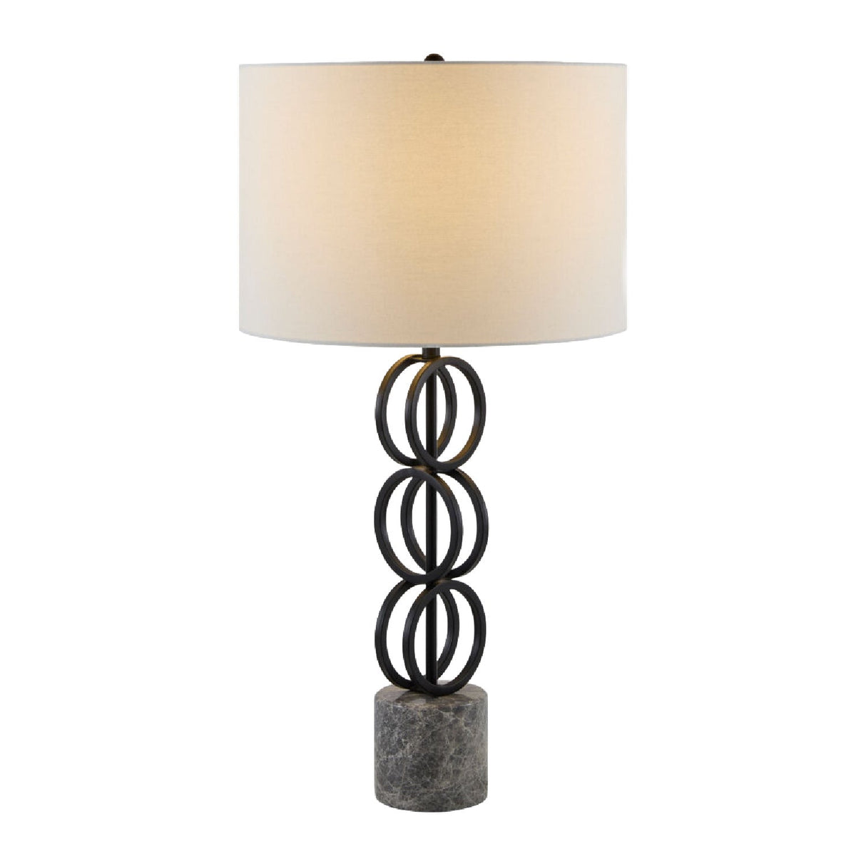 Modern European furniture - Metal Rings Accent Table Lamp - www.oroa.com