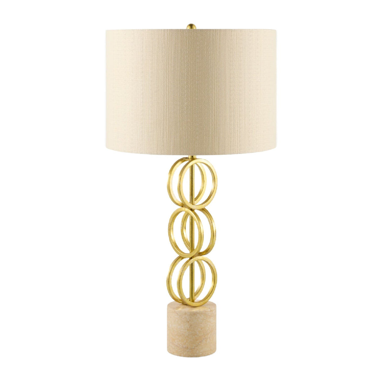 Modern European furniture - Gold Rings Accent Table Lamp - www.oroa.com