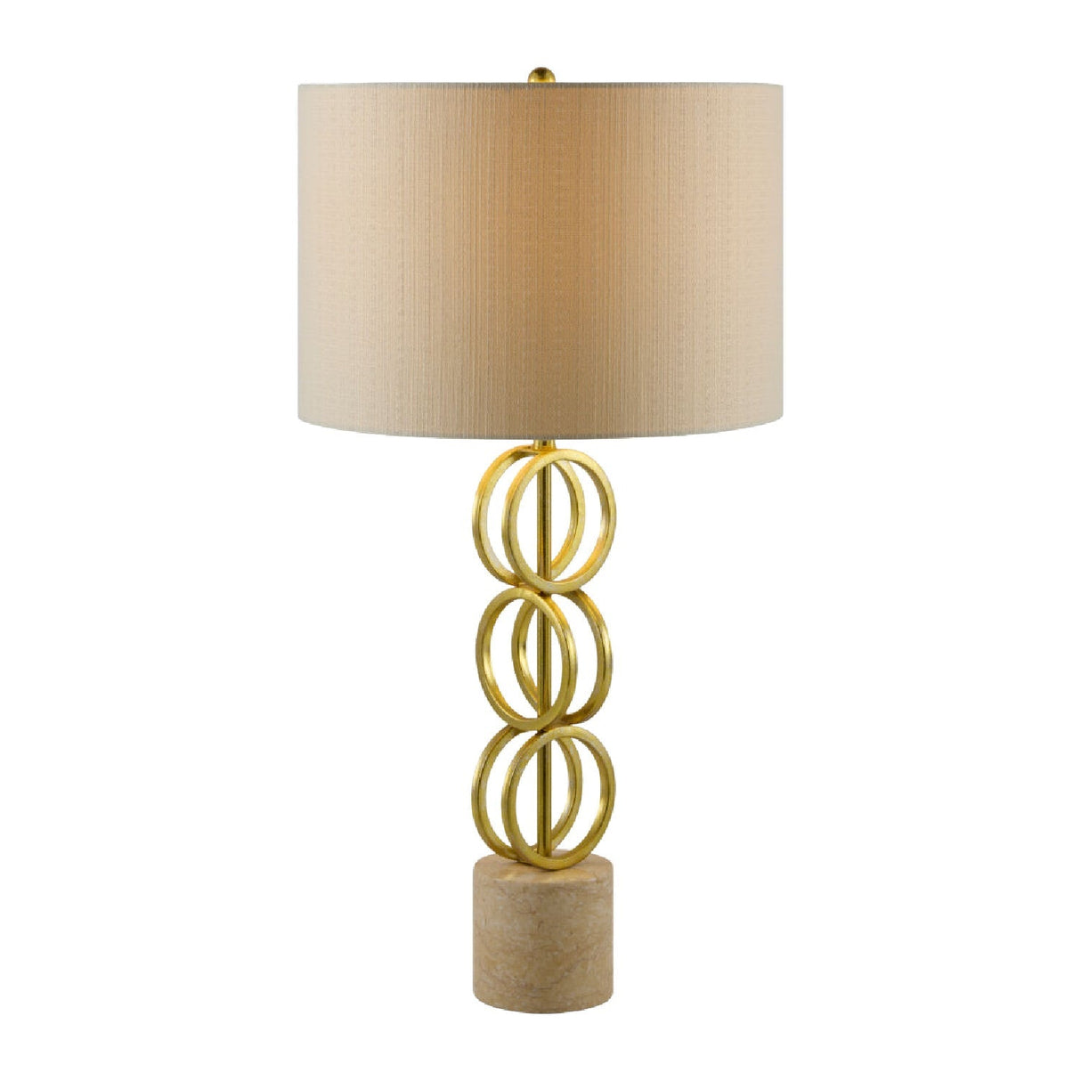 Modern European furniture - Gold Rings Accent Table Lamp - www.oroa.com