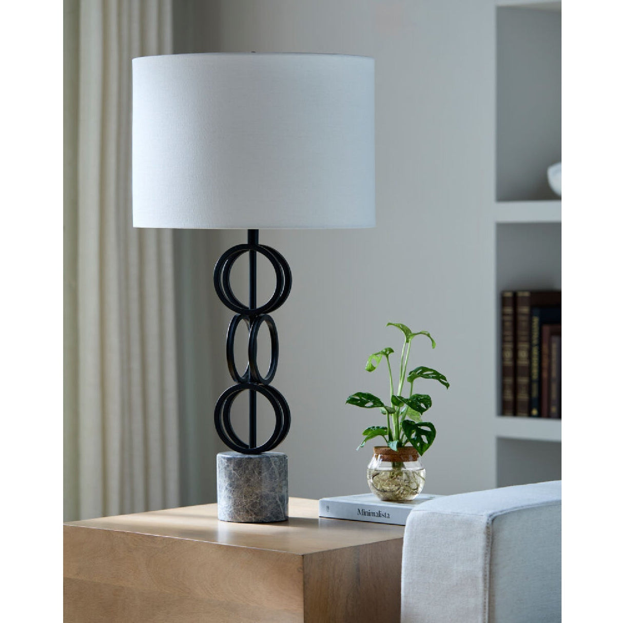 Modern European furniture - Gold Rings Accent Table Lamp - www.oroa.com