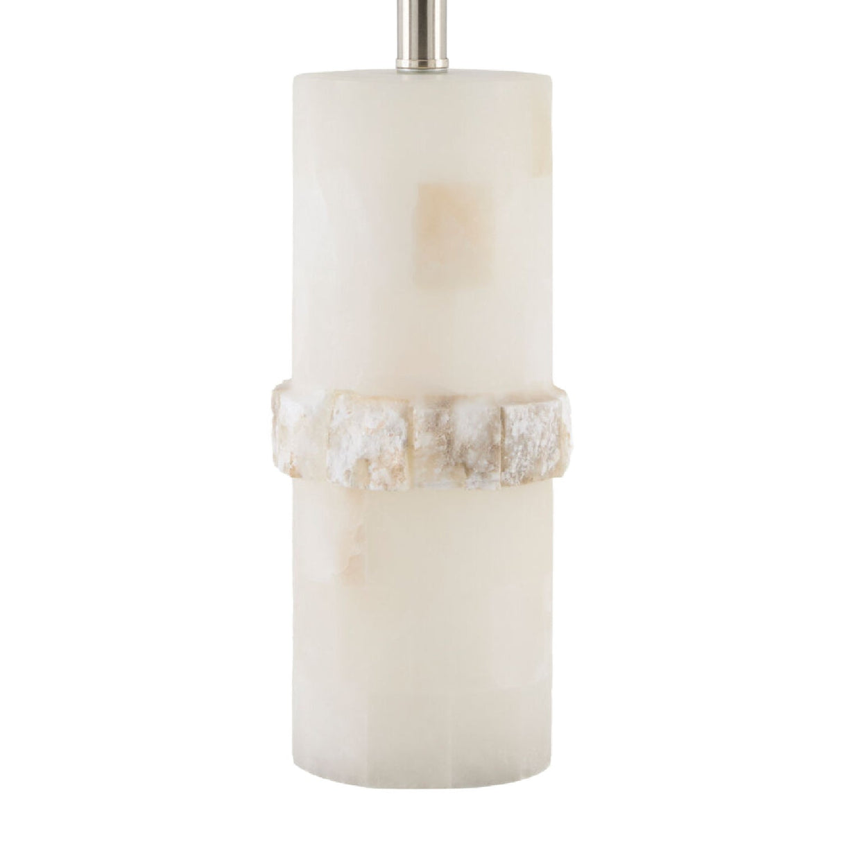 Modern European furniture - Cream Stone Accent Table Lamp - www.oroa.com