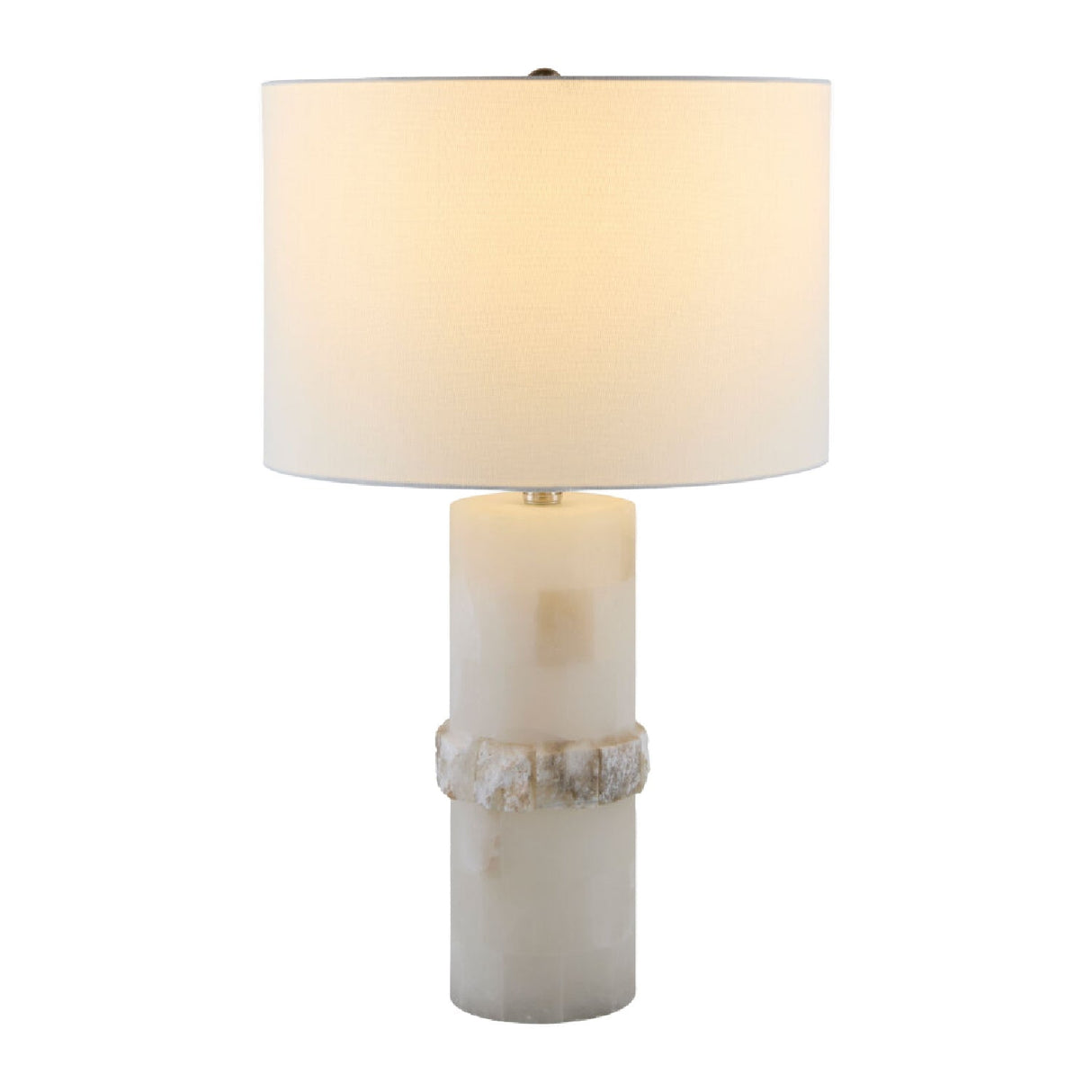 Modern European furniture - Cream Stone Accent Table Lamp - www.oroa.com