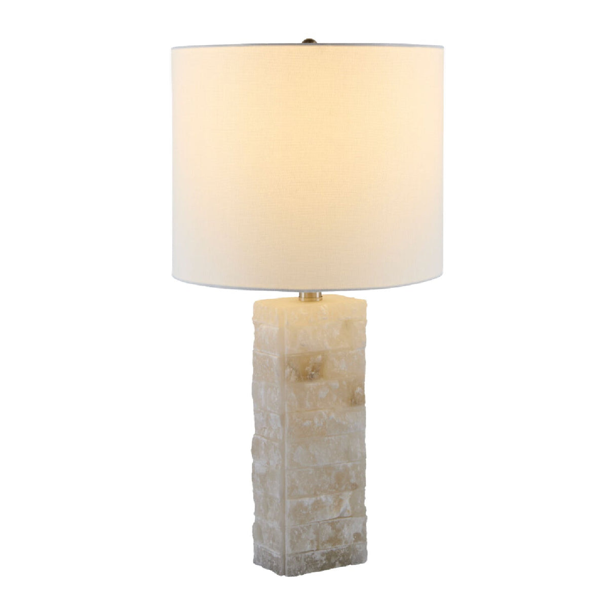 Modern European furniture - Cream Stone Accent Table Lamp - www.oroa.com