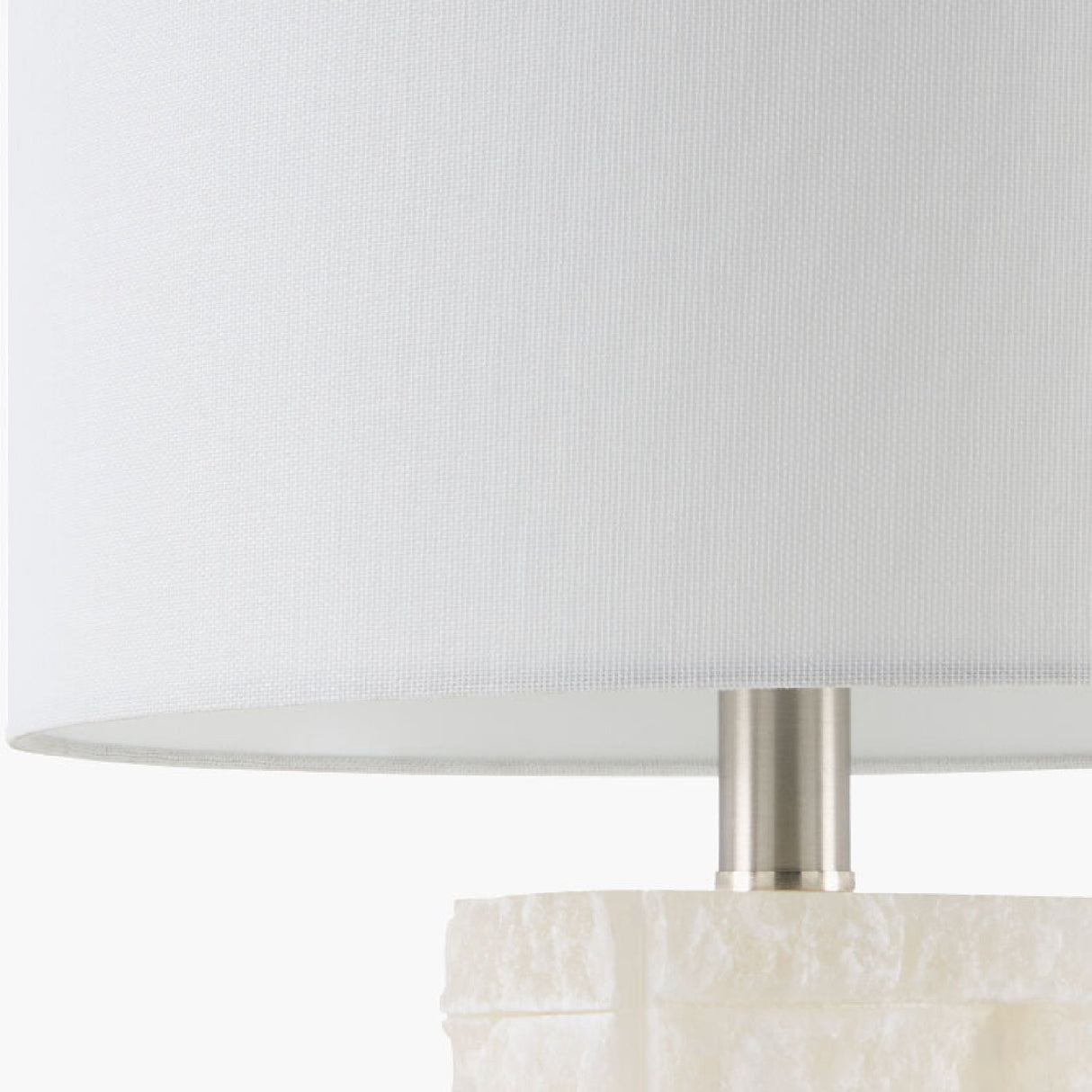 Modern European furniture - Cream Stone Accent Table Lamp - www.oroa.com